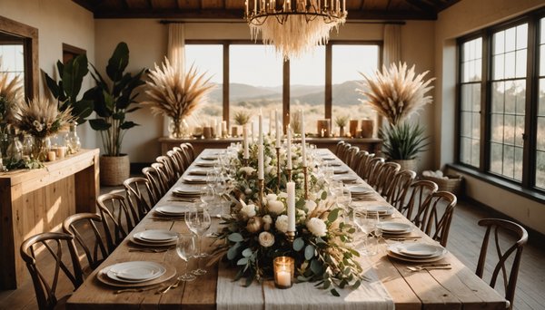 Les tendances déco pour un mariage en 2023