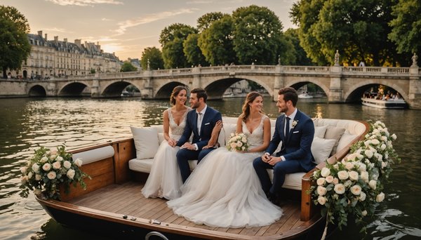 Mariage original sur la seine : tout ce qu'il faut savoir pour une cérémonie inoubliable